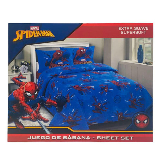 Juego de Sábana Spiderman Infantil - Twin