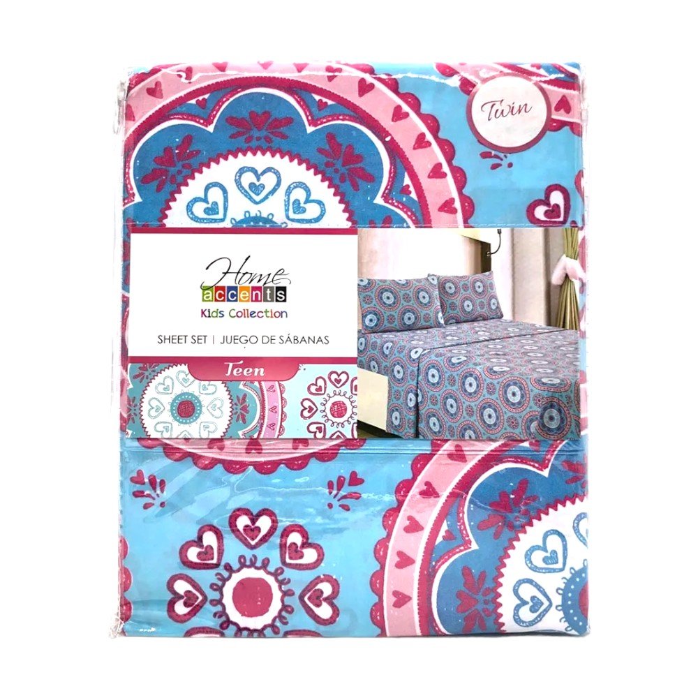 Juego de Sábana Teen Infantil Home Accents de 3 Piezas - Twin - Home Accents - Titan.com.pa - 7453100846482