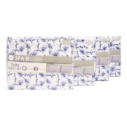 Juego De Sábanas Spa Lush Estampado - Full