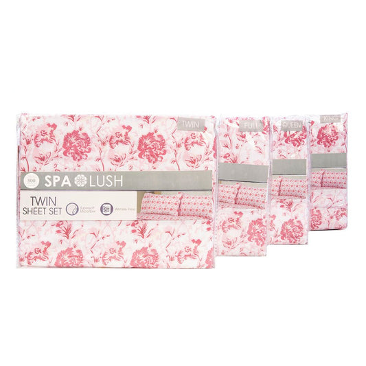 Juego De Sábanas Spa Lush Estampado - Full