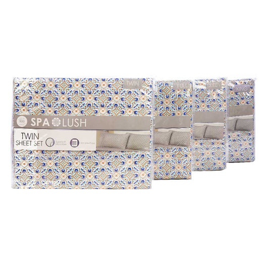 Juego De Sábanas Spa Lush Estampado - King
