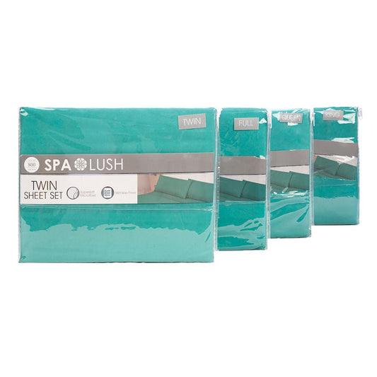 Juego De Sábanas Spa Lush Liso - Full