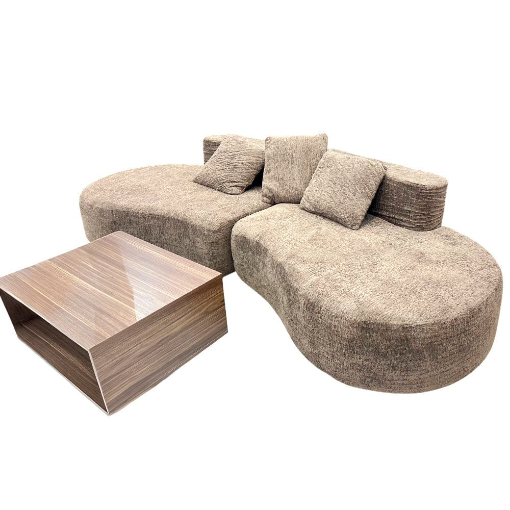 Juego De Sala 4 Puestos Brown Elements Furniture - Elements Furniture - Titan.com.pa - 2100001524586