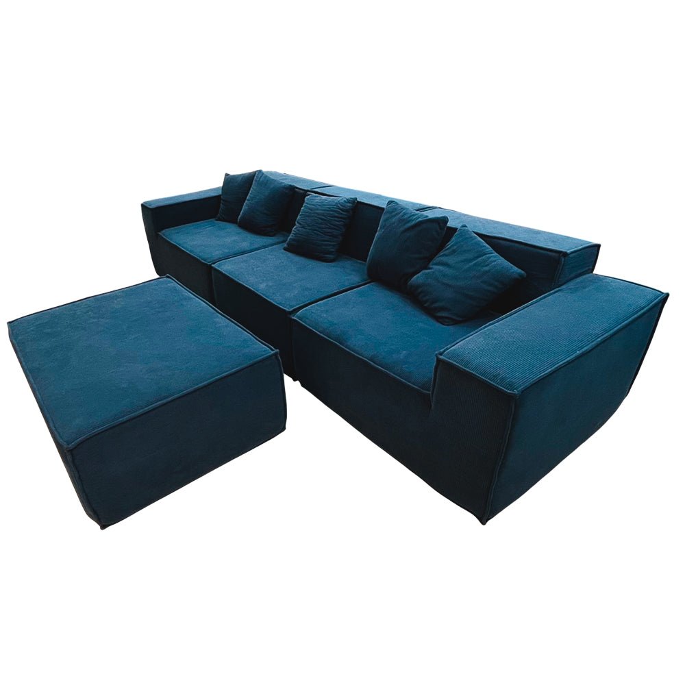 Juego de Sala L Modasi - 3 Puestos / Dark Blue - Modasi - Titan.com.pa - 2100001007706