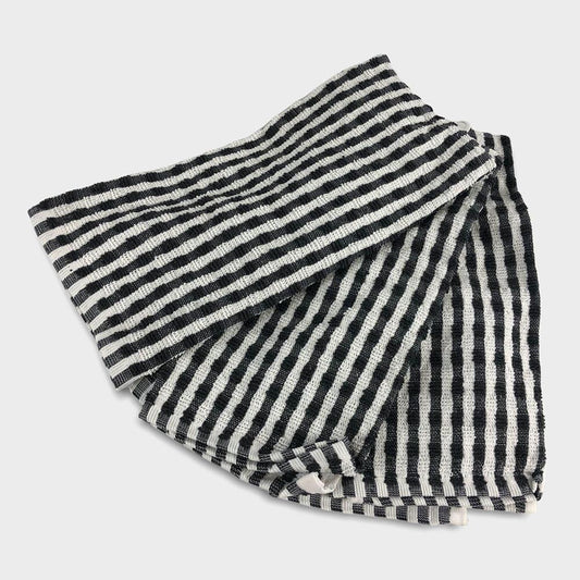 Juego de Toallas Para Cocina Home Expressions de 3 Piezas - Gris Oscuro