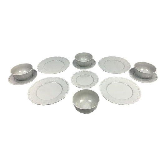 Juego de Vajilla Gibson Scallop 12 Piezas