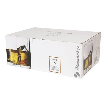 Juego de Vasos Luna Pasabahce Para Whisky 6 Piezas - Pasabahce - Titan.com.pa - 8693357176102