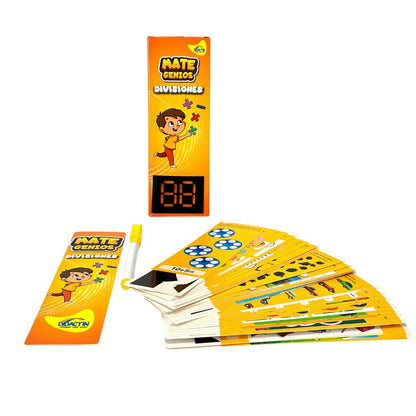 Juego Didáctico Mate Genios División - Didactin - Titan.com.pa - 7402002130830