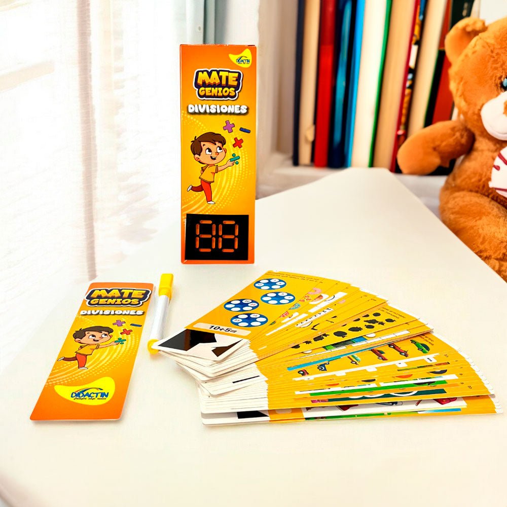 Juego Didáctico Mate Genios División - Didactin - Titan.com.pa - 7402002130830