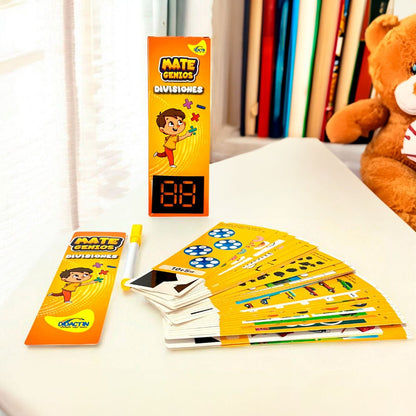 Juego Didáctico Mate Genios División - Didactin - Titan.com.pa - 7402002130830