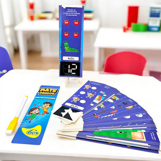 Juego Didáctico Mate Genios Multiplicaciones - Didactin - Titan.com.pa - 7402002130823