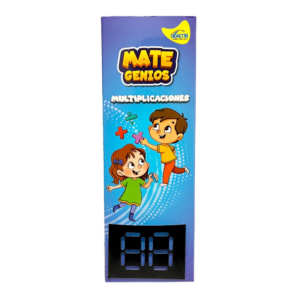Juego Didáctico Mate Genios Multiplicaciones - Didactin - Titan.com.pa - 7402002130823