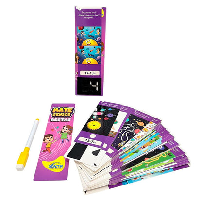 Juego Didáctico Mate Genios Restas - Didactin - Titan.com.pa - 7402002130816