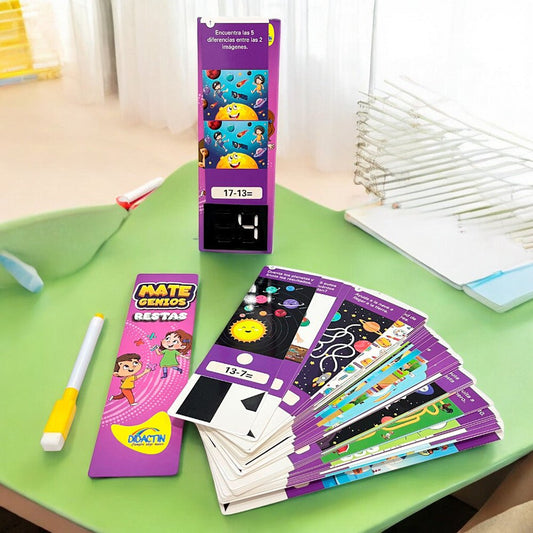 Juego Didáctico Mate Genios Restas - Didactin - Titan.com.pa - 7402002130816