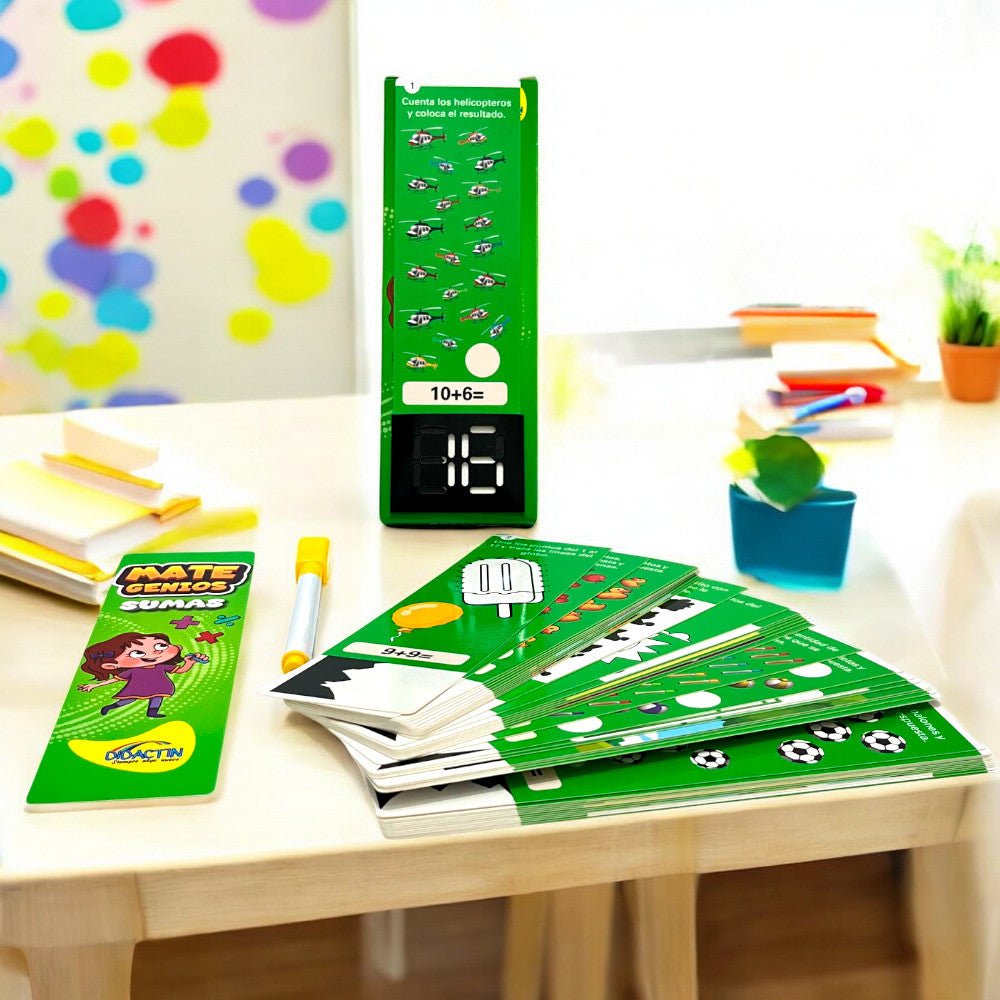 Juego Didáctico Mate Genios Sumas - Didactin - Titan.com.pa - 7402002130809