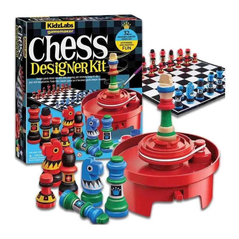 Juego Kidzlabs Chess Designer Kit - 4M - Titan.com.pa - 4893156034526