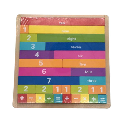 Juego Mesa Matematica Conteo De Madera Toysters
