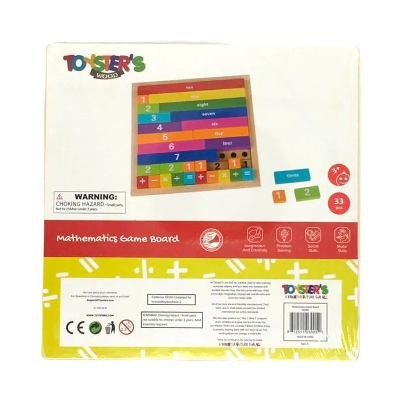 Juego Mesa Matematica Conteo De Madera Toysters - TOYSTERS - Titan.com.pa - 812511030052
