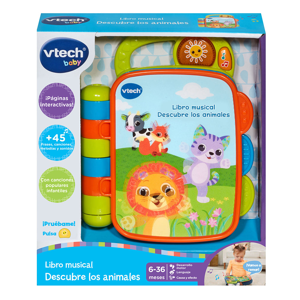 Libro Musical - Descubre los Animales - VTech baby