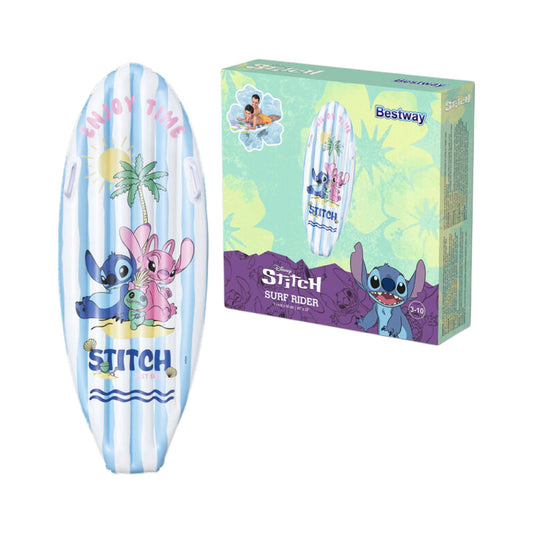 Tabla de Surf Inflable Disney Stitch Bestway 1,14 m x 46 cm