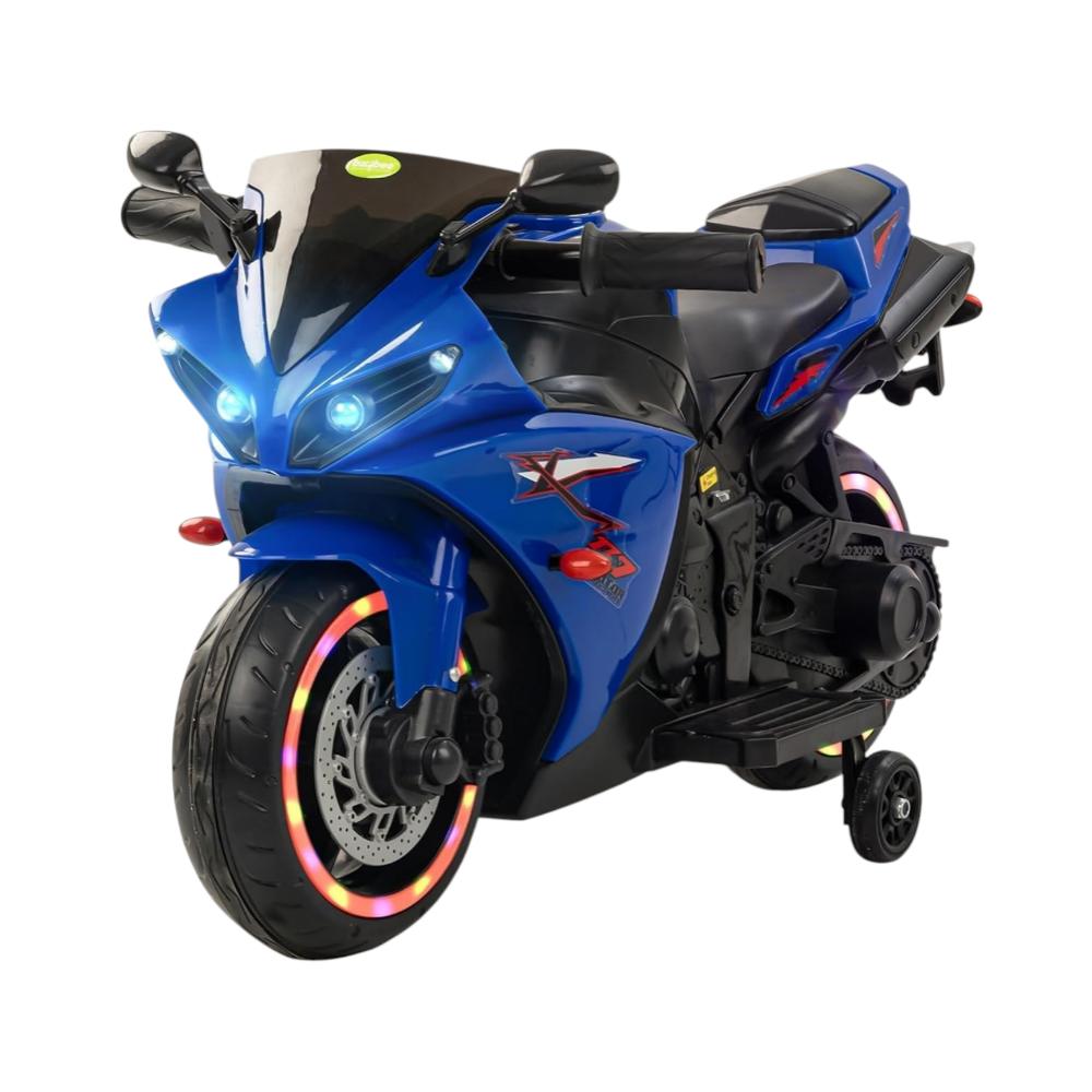 Motocicleta Recargable 6V Azul - OVERSEAS - 11078001