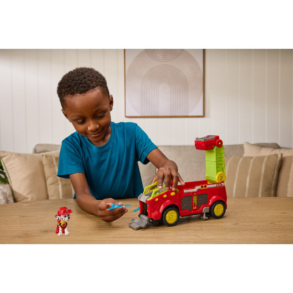 PAW Patrol Dino Rescue Responder Camión de Bomberos Marcus