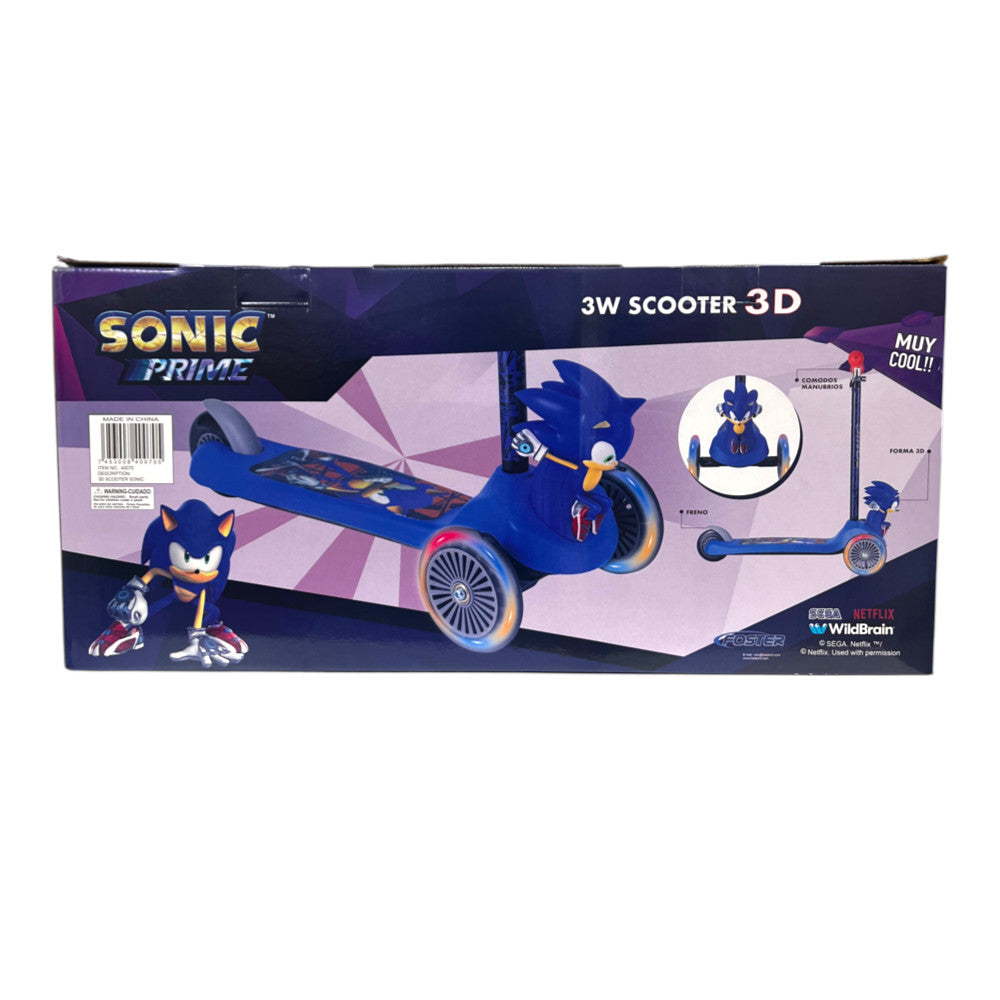 Scooter Micro 3D con Luz 3 Ruedas Sonic