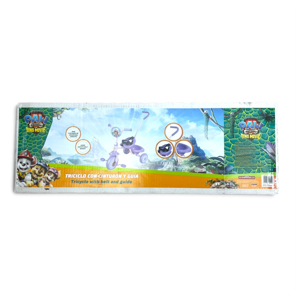 Triciclo Paw Patrol Girl Dino con Canasto