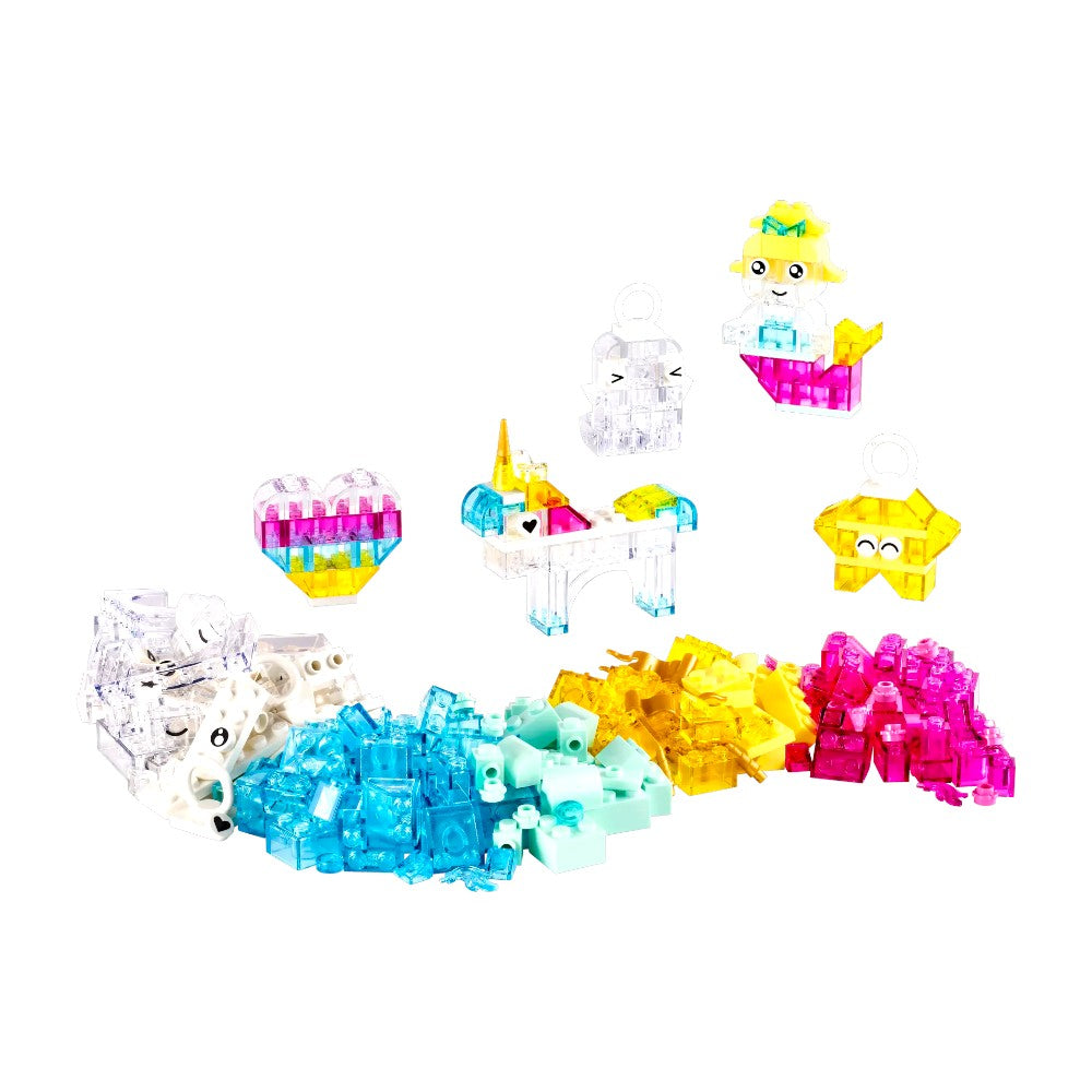 Bloques LEGO Caja de Magia Transparente