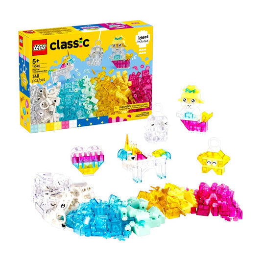 Bloques LEGO Caja de Magia Transparente