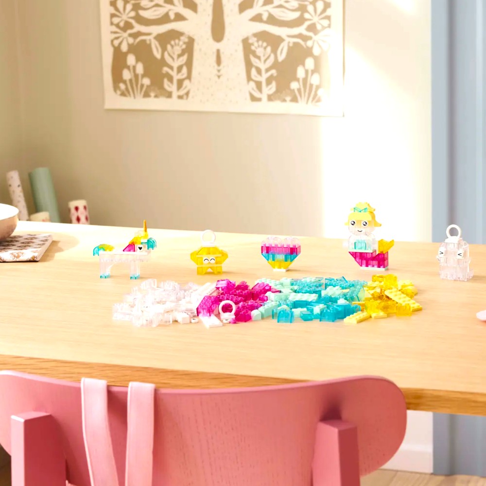 Bloques LEGO Caja de Magia Transparente