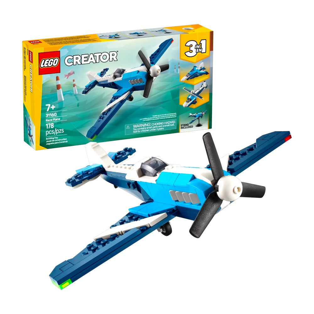 Bloques LEGO Aeronave: Avión de Carreras