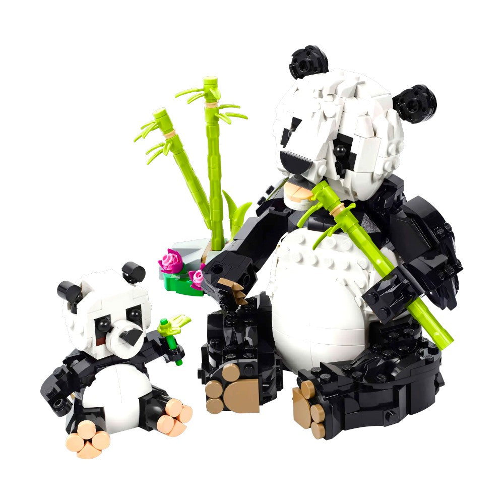 Bloques LEGO Fauna Salvaje: Familia de Pandas