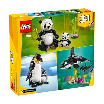 Bloques LEGO Fauna Salvaje: Familia de Pandas