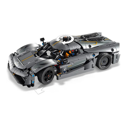 Bloques LEGO Hiperauto Koenigsegg Jesko Absolut Gris