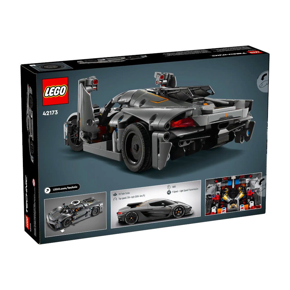 Bloques LEGO Hiperauto Koenigsegg Jesko Absolut Gris