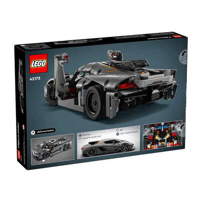 Bloques LEGO Hiperauto Koenigsegg Jesko Absolut Gris