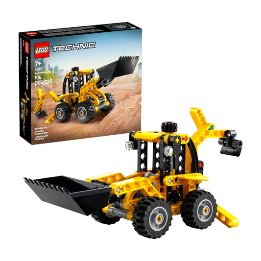 Bloques LEGO Cargadora Retroexcavadora