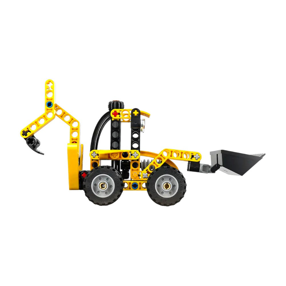 Bloques LEGO Cargadora Retroexcavadora