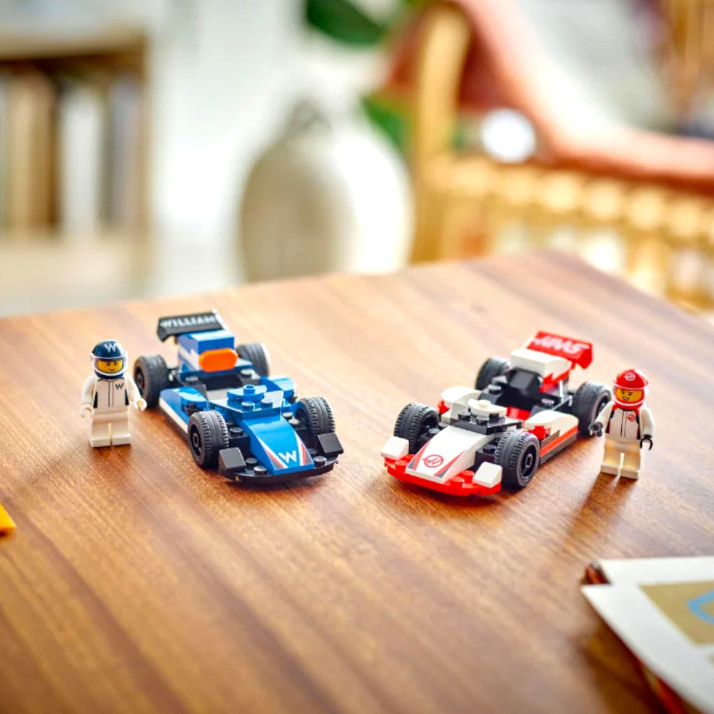 Bloques LEGO® Autos de F1® Williams Racing y Haas F1®