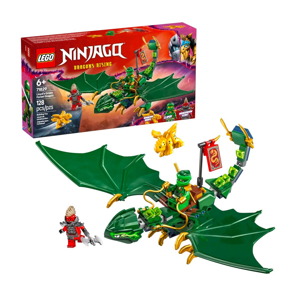 Bloques LEGO Dragón Verde del Bosque de Lloyd