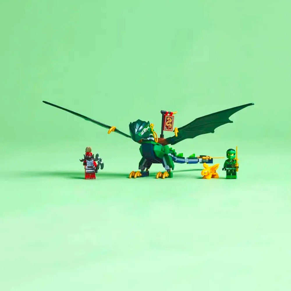 Bloques LEGO Dragón Verde del Bosque de Lloyd