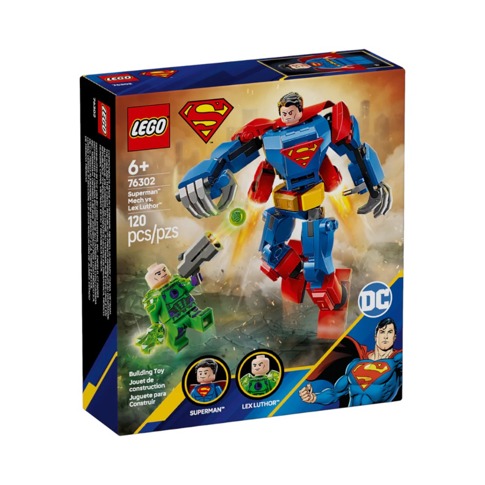 Bloques LEGO® Armadura Robótica de Superman™ vs. Lex Luthor™