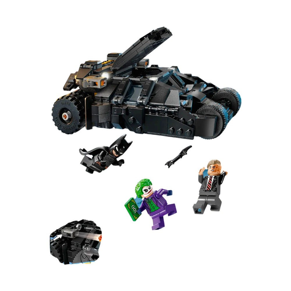 Bloques LEGO Tumbler de Batman vs. Two-Face y The Joker