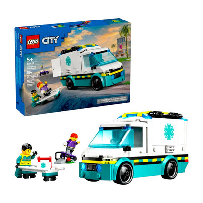 Bloques LEGO Ambulancia De Emergencia