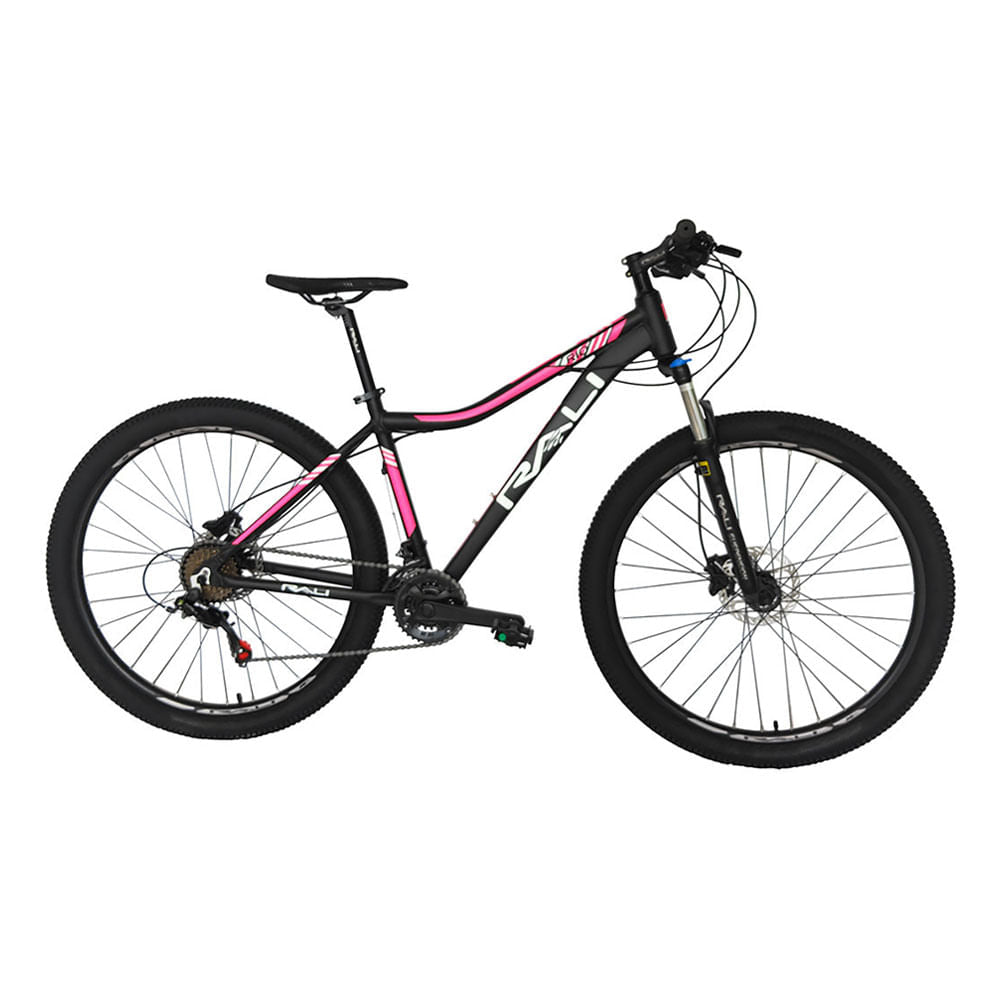 Bicicleta Montañera Rali Rio Mujer Negro ConRosa 27.5"