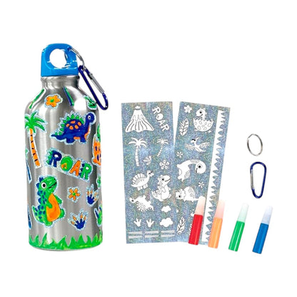 Botella de Agua 500 ml Dinosaurio para Decorar
