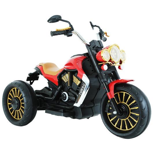 Moto Recargable Diseño Harley Davidson Negro/Rojo 12V