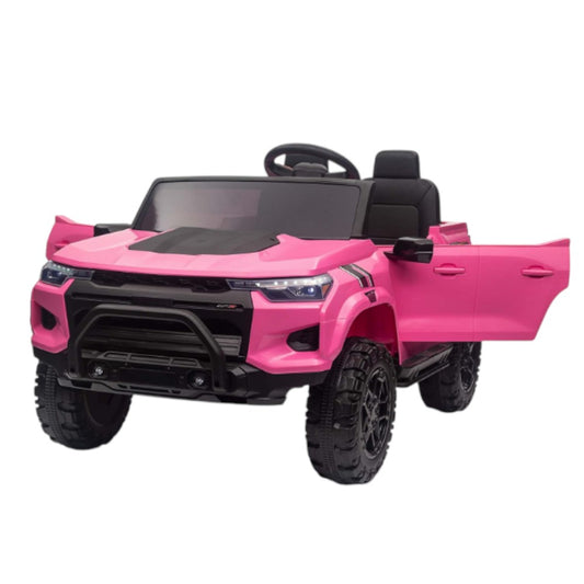 Carro Recargable R/C Rosado/Negro 12V