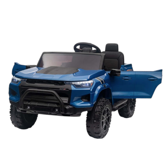 Carro Recargable R/C Azul/Negro 12V